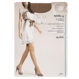 Колготки Sisi Miss 15. Daino (темно-коричневый). Размер 5-XL