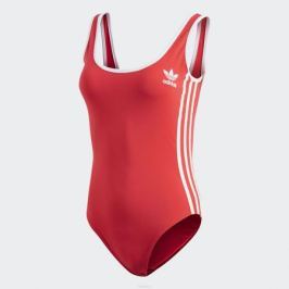 Боди женское adidas 3 Stripes Body, цвет: красный. CE5601. Размер 42 (48)