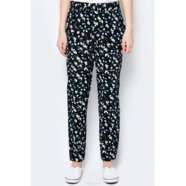 Брюки женские Baon, цвет: темно-синий. B298030_Dark Navy Printed. Размер XXL (52)