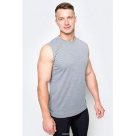 Майка мужская Adidas, цвет: темно-серый. B45912. Размер S (44/46)