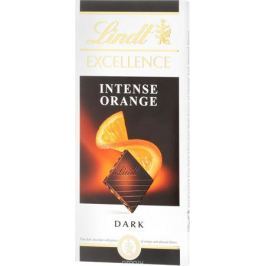 Lindt Excellence темный шоколад с кусочками апельсина и миндаля, 100 г