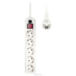 Сетевой фильтр Buro 500SH-3-W (5 розеток), White