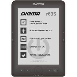 Digma R63S, Dark Gray электронная книга