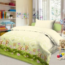 Letto Комплект в кроватку цвет зеленый BG-90