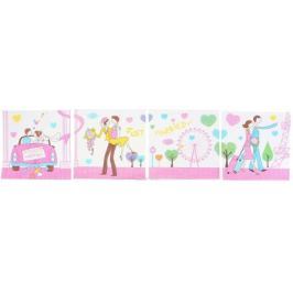 Room Decor Наклейка интерьерная Прогулка влюбленных 4 шт