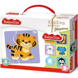 Baby Toys Пазл для малышей Зигзаг Зверята