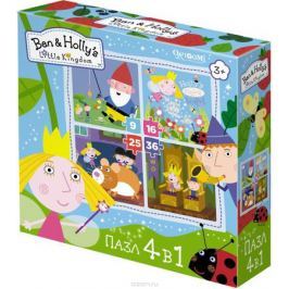 Ben&Holly Пазл для малышей В королевстве 4 в 1