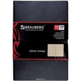 Brauberg Блокнот Black Jack 128 листов в клетку цвет черный 125240