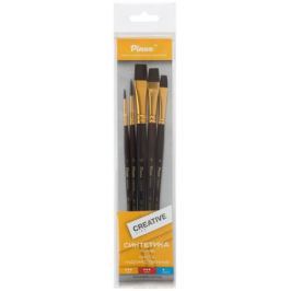 Pinax Набор кистей синтетических жестких Creative Line 5 шт